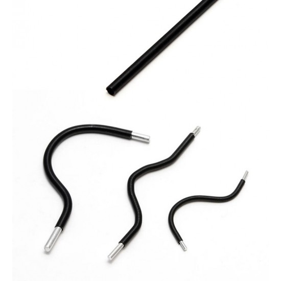 A-Spring Black NO.1.5 (Outer diameter: 1.5mm, wire diameter: 0.2mm, L: 150mm)