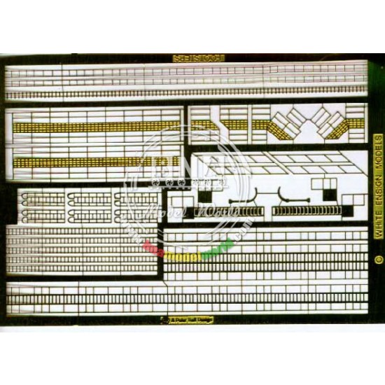 Photo-etched parts for 1/350 Ladders & Walkways Packing