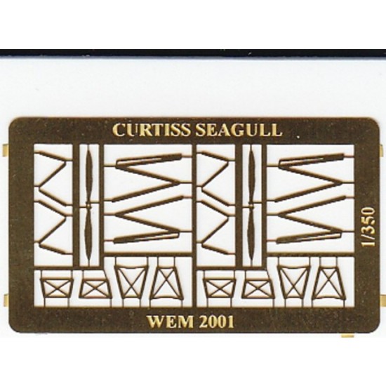 1/350 Curtiss SOC-3 Seagull Detail-up Set (1 Photo-Etched Sheet)