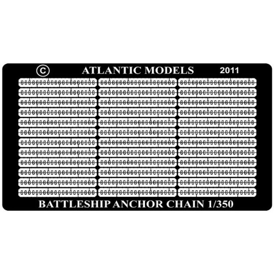 1/350 Battleship Stud-Link Anchor Cable/Chain Links