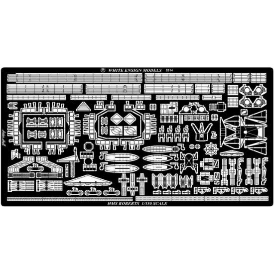 1/350 HMS Roberts Detail-up Set for Trumpeter kit (1 Photo-Etched Sheet)