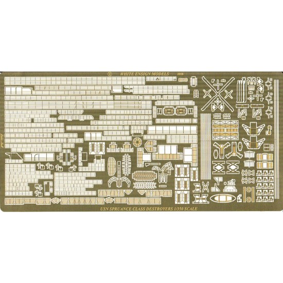 1/350 USS Spruance Class Destroyers Super Detail Set