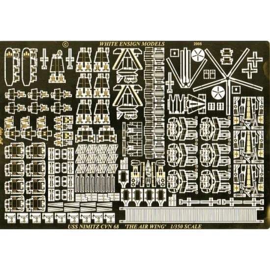 1/350 Scale Air Wing 8 Fighter Model Decal Set - For Nimitz Carrier Aircraft Models
