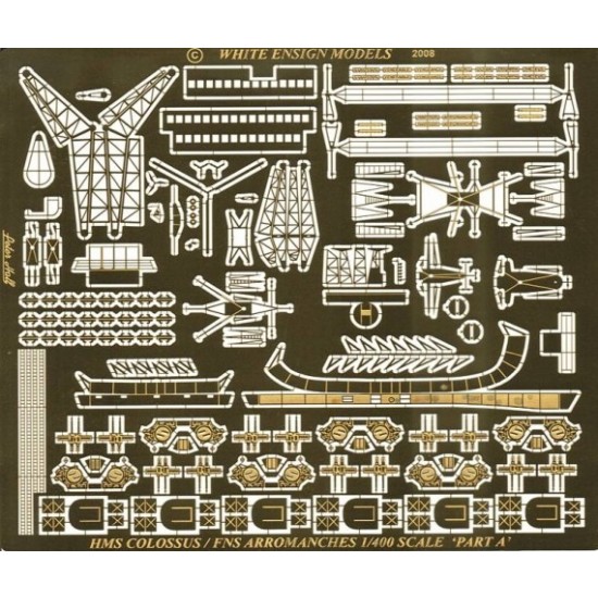 1/400 Colossus Class Carriers Detail-up Set (2 Photo-Etched Sheets)