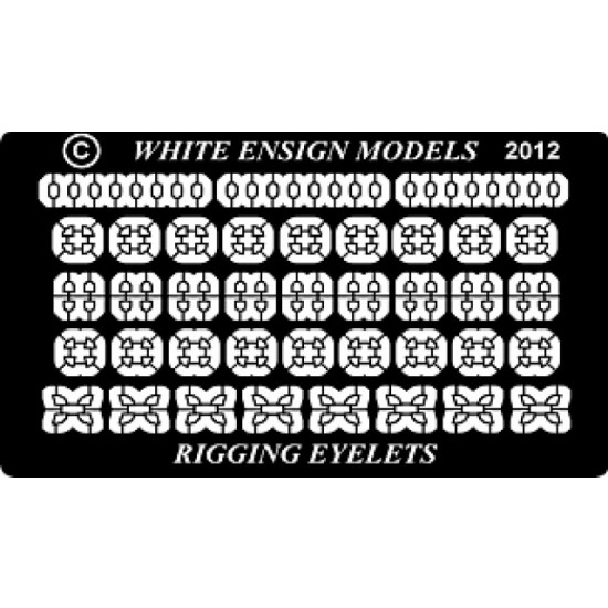 1/72, 1/48, 1/32 Rigging Eyelets Set (1 Photo-Etched Sheet)