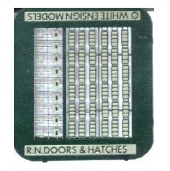 1/600 Royal Navy Doors & Hatches Set (1 Photo-Etched Sheet)