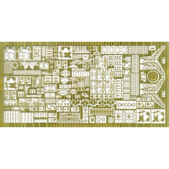 1/600 Ultimate WWII RN Destroyer/Cruiser Photo-etched Set 1