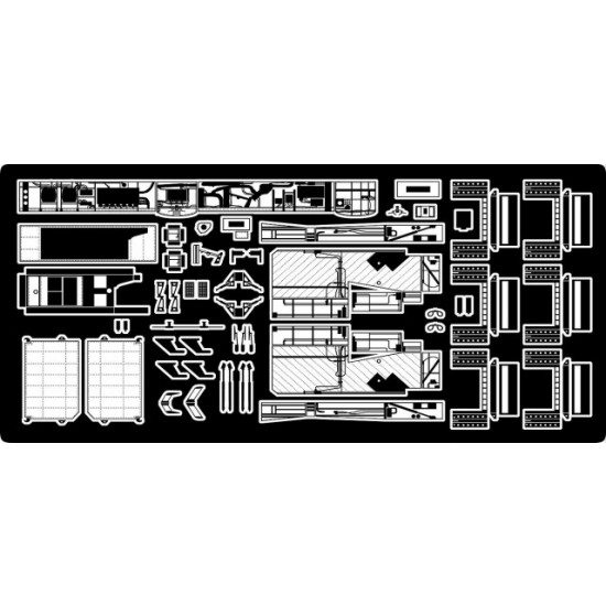 1/72 Avro Vulcan Exterior Detail-up Set for Airfix kit (1 Photo-Etched Sheet)