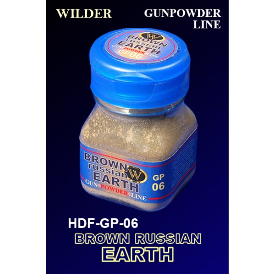 Gunpowder Line Brown Russian Earth Pigments Powders (50ml)
