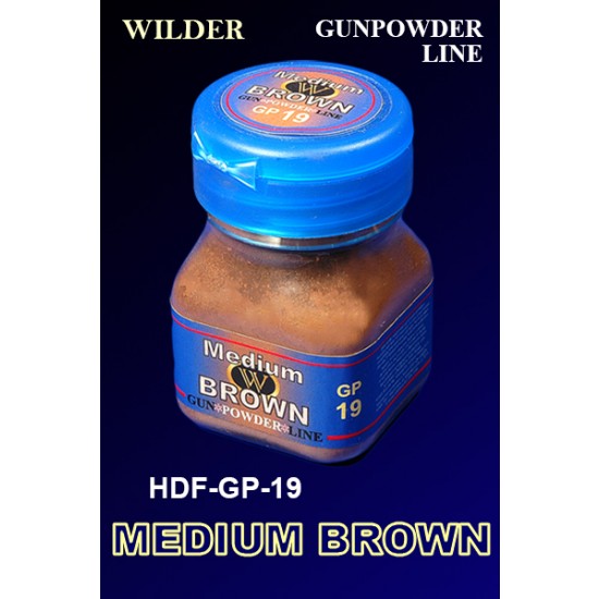 Gunpowder Line Medium Brown Pigments (50ml)