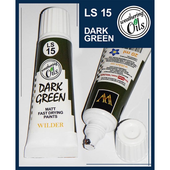 Weathering Oil Paint - Dark Green (20ml)