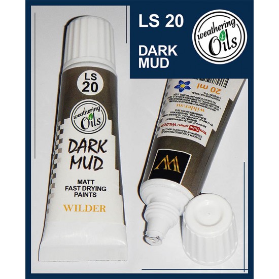 Weathering Oil Paint - Dark Mud (20ml)