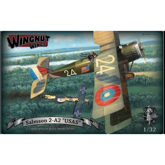 1/32 WWI Salmson 2-A2 "USAS" Reconnaissance Biplane 1917-1919