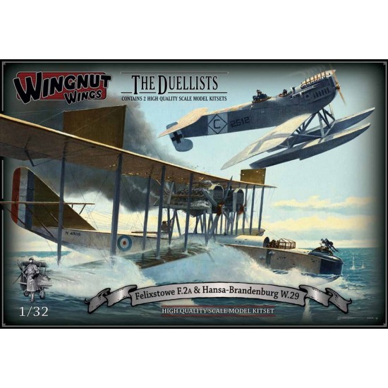 1/32 WWI Felixstowe F.2a (1917-19) & Hansa-Brandenburg W.29 (1918) [2 Kits]