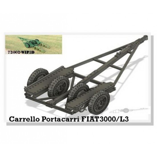 1/72 Fiat 3000/L3 Carrier Trolley