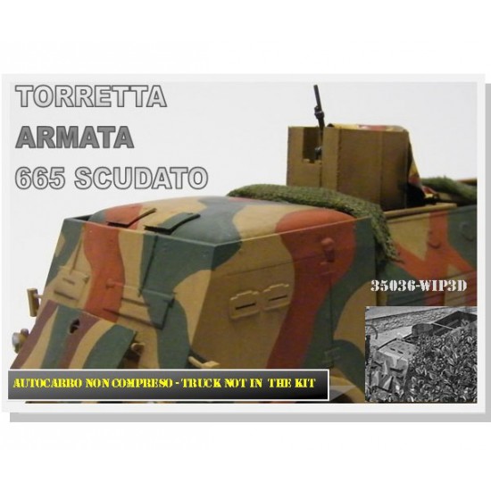 1/35 Improvised Armed Turret 665 Scudato
