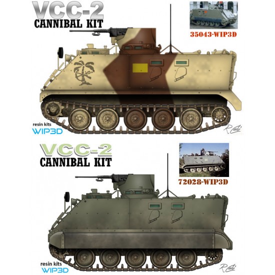 1/35 VCC-2 CANNIBAL KIT resin kit with accessories