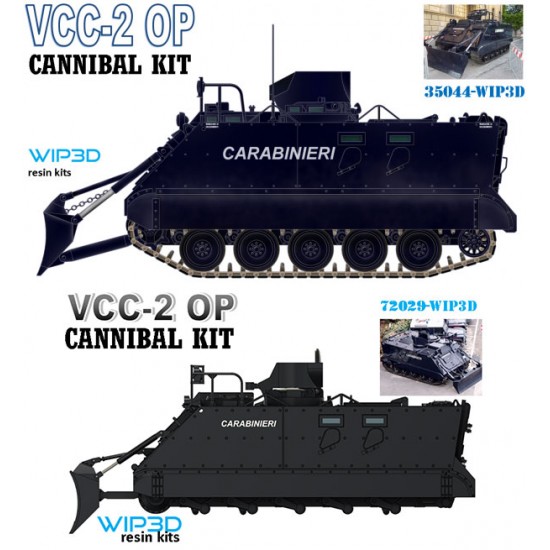 1/35 VCC-2OP CANNIBAL KIT resin kit with accessories