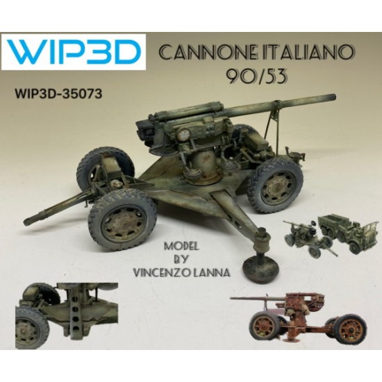 1/35 Italian Cannon 90/53 Resin Kit