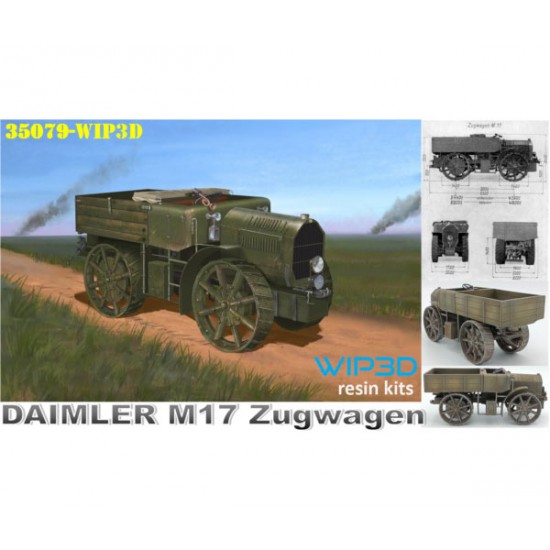 1/35 Austrian Heavy Tractor 80hp Daimler M17 Zugwagen Resin kit