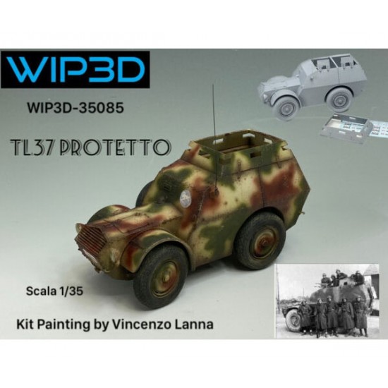 1/35 WWII Italian TL37 Protetto Resin kit