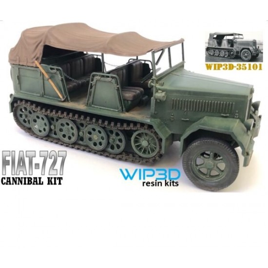 1/35 Fiat-727 Cannibal Resin Kit