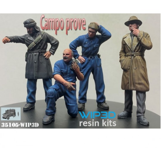 1/35 WWII Italian Soldiers 'Campo Prove' (4 figures)