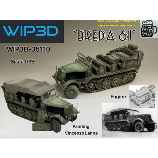 1/35 Breda 61 Full Kit WIP3D 35110
