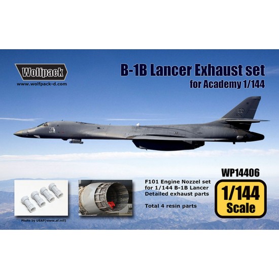 1/144 B-1B Lancer F101 Engine Nozzle set for Academy kits