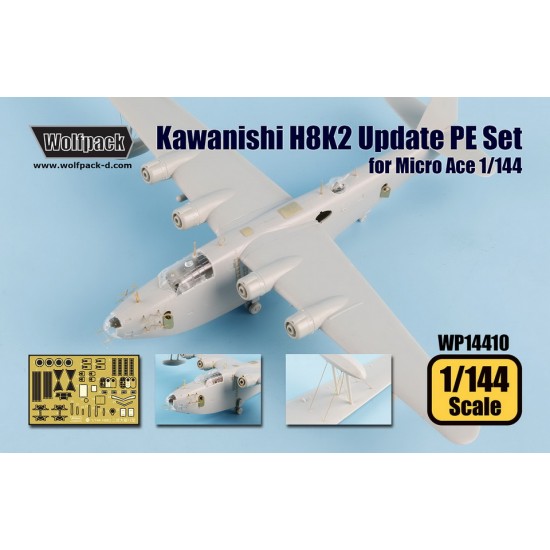 1/144 Kawanishi H8K Type 2 Flying Boat Update PE set for Micro Ace
