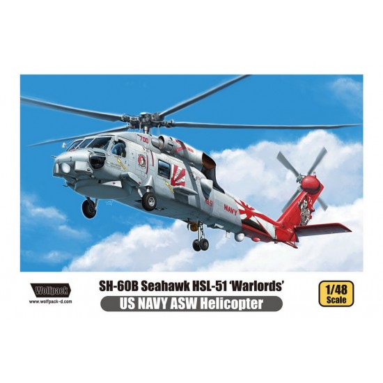 1/48 USN ASW SH-60B Seahawk HSL-51 Warlords Helicopter [Premium Edition]