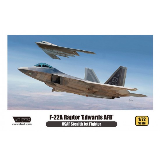 1/72 Lockheed Martin F-22A Raptor Edwards AFB [Premium Edition]