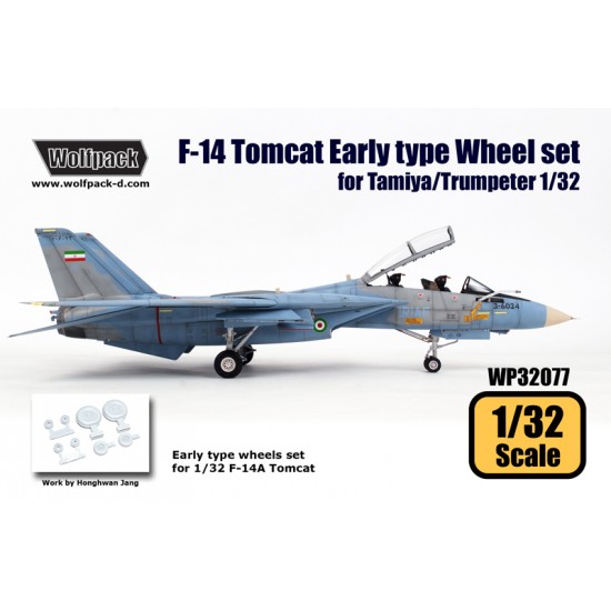 1/32 Grumman F-14 Tomcat Early Type Wheels Set for Tamiya/Trumpeter kit