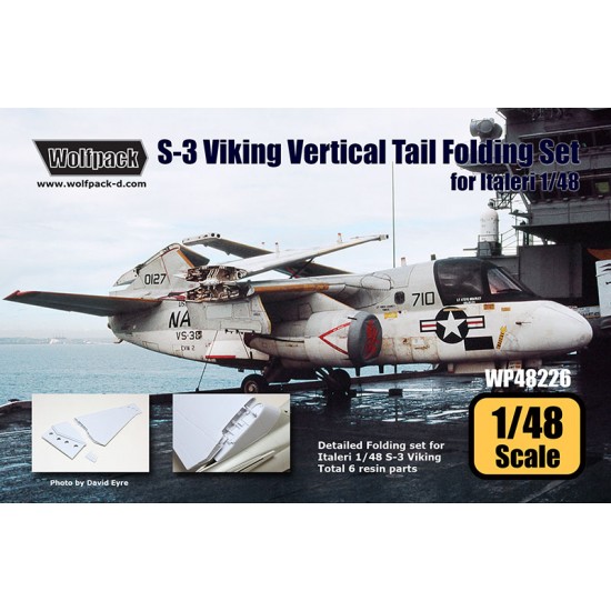 Wolfpack 1/48 scale S-3 Viking Vertical Tail Folding set for Italeri WP48226 Wolfpack 1/48 scale S-3 Viking Vertical Tail Folding set for Italeri WP48226