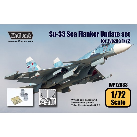 1/72 Su-33 Sea Flanker Update Set for Zvezda Models