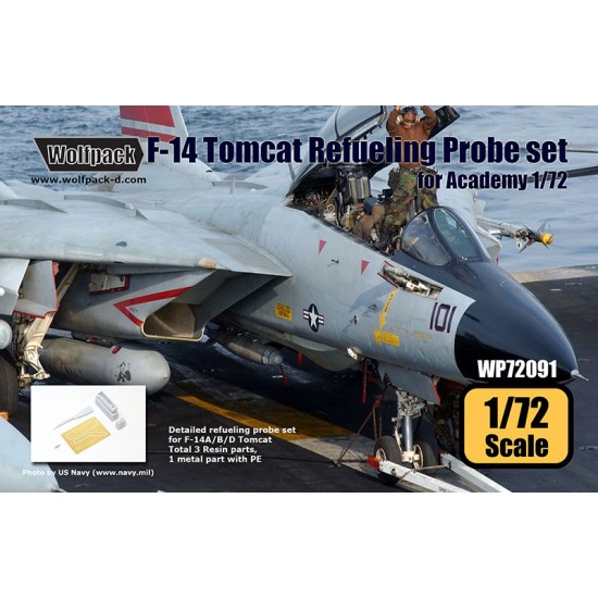 Wolfpack 1/72 scale F-14 Tomcat Refueling Probe for Academy - WP72091 Wolfpack 1/72 scale F-14 Tomcat Refueling Probe for Academy - WP72091