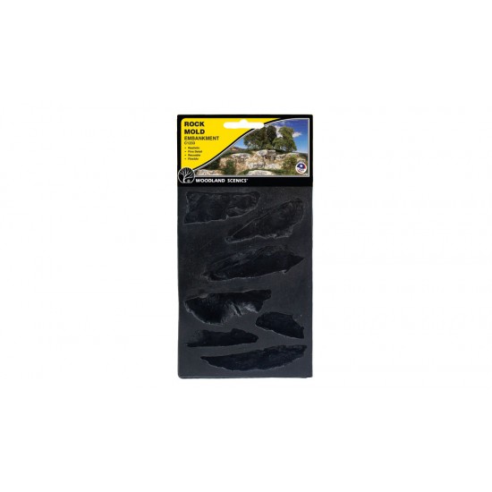 Molds for Making Embankments Rock (12.7 cm x 17.7 cm)