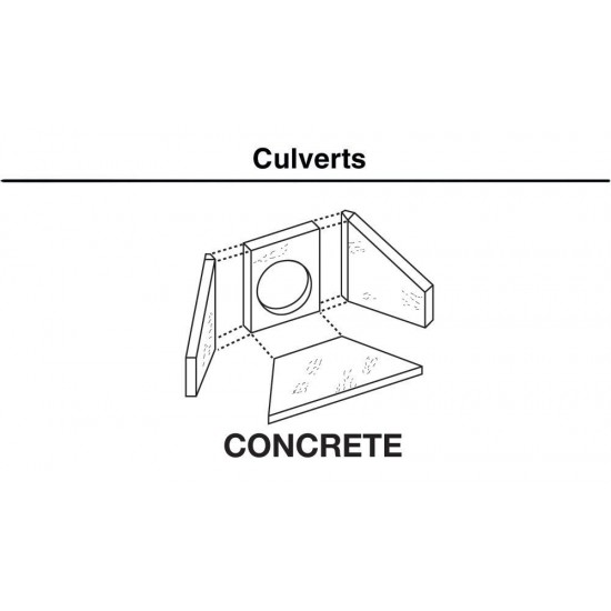 1/87 (HO Scale) Concrete Culvert (2pcs)