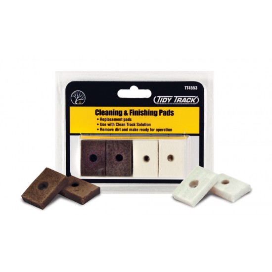 Cleaning & Finishing Pads for Rail Tracker Cleaning Kit #WS-TT4550