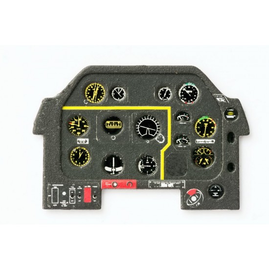 1/48 North American P-51D Mustang Early Instrument Panel for Meng Models