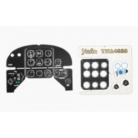 1/48 Yakovlev Yak-3 Early Instrument Panel for Eduard/Zvezda kit