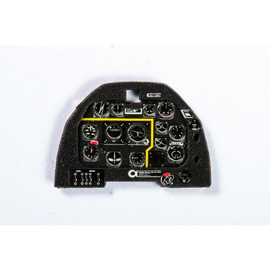 1/72 North-American P-51D Early Instrument Panel for Airfix/Tamiya kits Yahu YMA7252