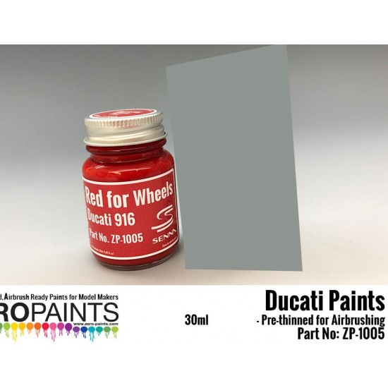 Ducati Paint - Red for 916 Wheels 30ml (Senna Rosso)
