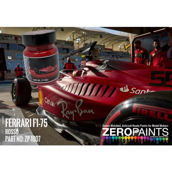 Ferrari F1-75 Rosso (2022 Formula One) Red Paint 60ml