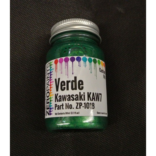 Kawasaki (Moto) Paint - KAW 7 Verde (Green) Z400 (60ml)