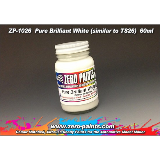 Pure Brilliant White Paint (Similar to TS26) 60ml