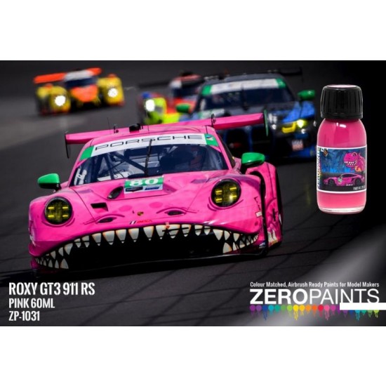 Porsche 911 GT3R Roxy Livery (GT3R Rawr) - Pink Paint (60ml)