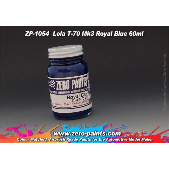 Royal Blue Paint for Tamiya Lola T70 MkIII 60ml