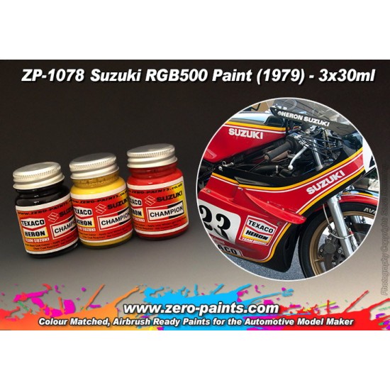 Suzuki RGB500 Paint Set (1979) 3x30ml