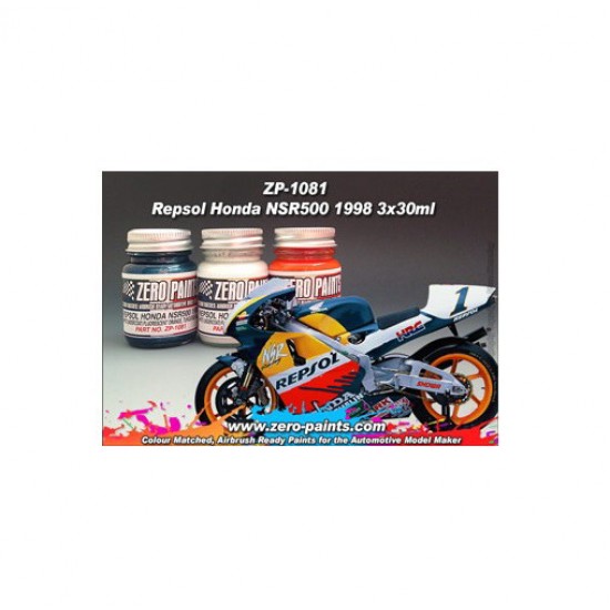 Repsol Honda NSR500 1998 Paint Set 3x30ml